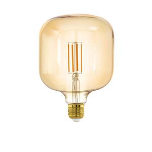 Лампа светодиодная 4W 2200K E27 цилиндр янтарная T125 диммер 12594 EGLO